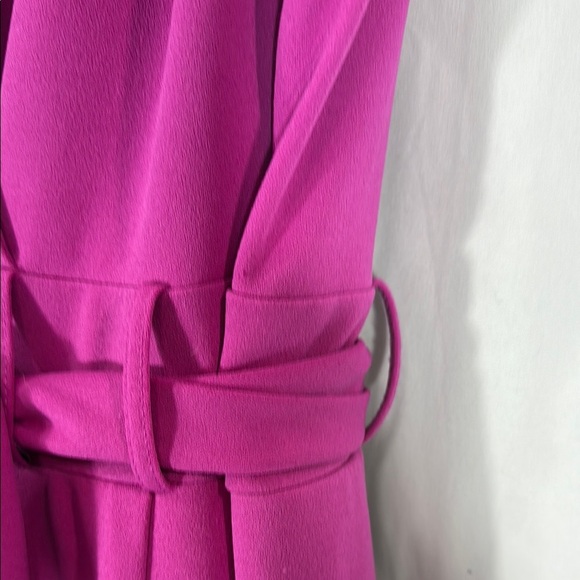 Shelby & Palmer Pink Sleeveless Jumpsuit with Tie Waist - Picture 8 of 11